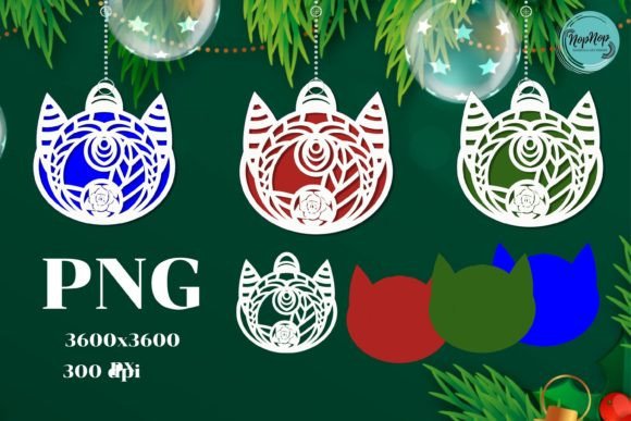 3D Christmas Ornaments V.1: A 3D SVG Review for Publishers