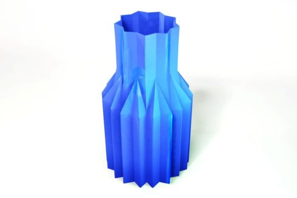 3D Flower - Folded Vase: A 3D SVG Review for Flowers Branding