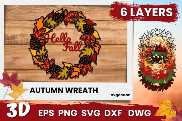 3D Hello Fall Wreath Svg: A 3D SVG Shapes Review for Sellers