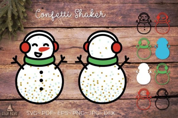 3d Snowman Layered Papercut File for Graphics and Crafts