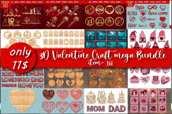 3D Valentine Craft Mega Bundle: A Designer's Review