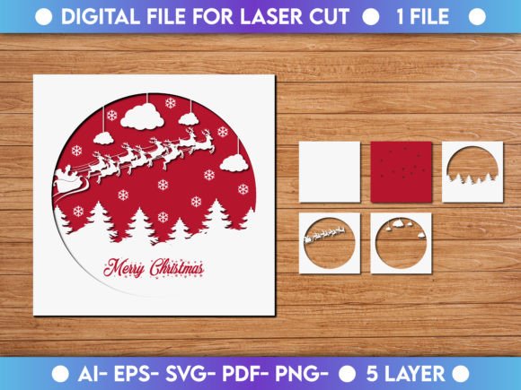 Christmas Paper Cut 3D SVG Review for Local Brands