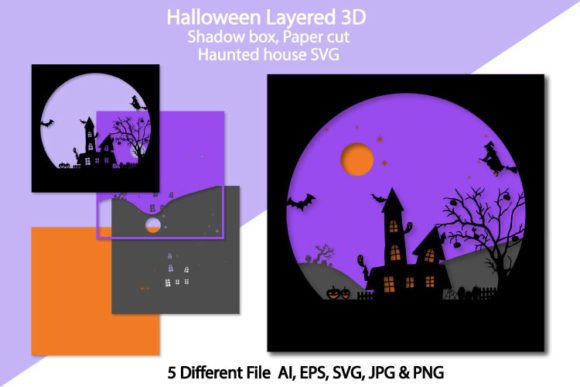 Halloween Layered 3D Shadowbox, Paper Cut Review