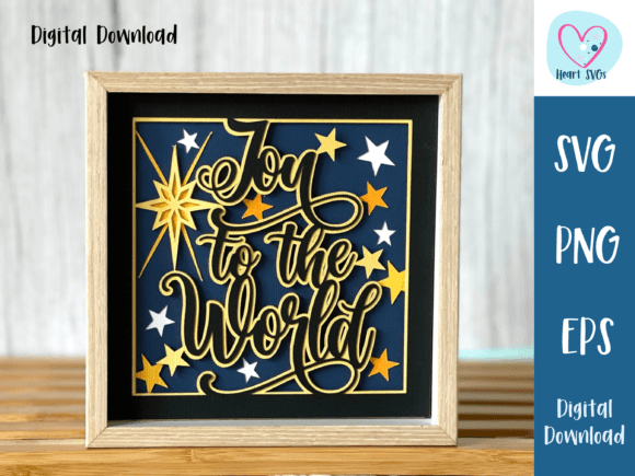 Joy to the World 3D Shadow Box SVG Review
