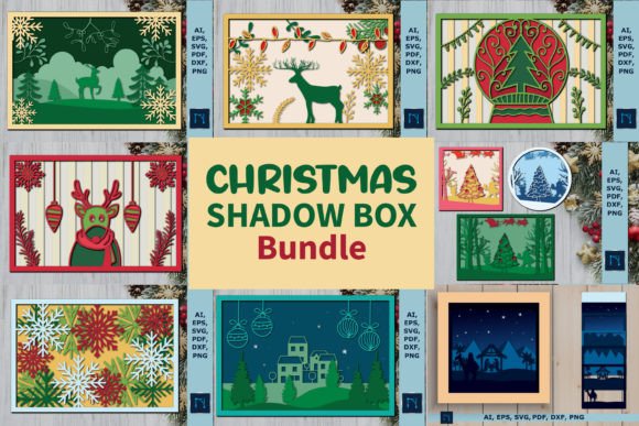 Layer 3D Christmas Shadow Box SVG Bundle Review
