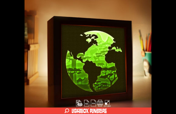 Save Earth 3D Paper Lightbox Template: A Designer's Review